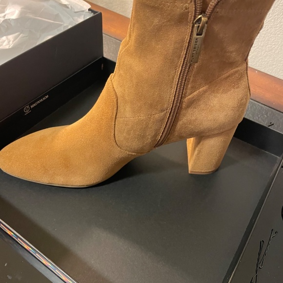 BRAND NEW - Kurt Geiger - Suede Camel Langley ankle boots - Picture 6 of 10